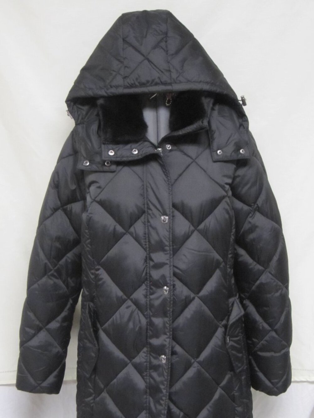 Women's Hooded Quilted Puffer Down Maxi Coat